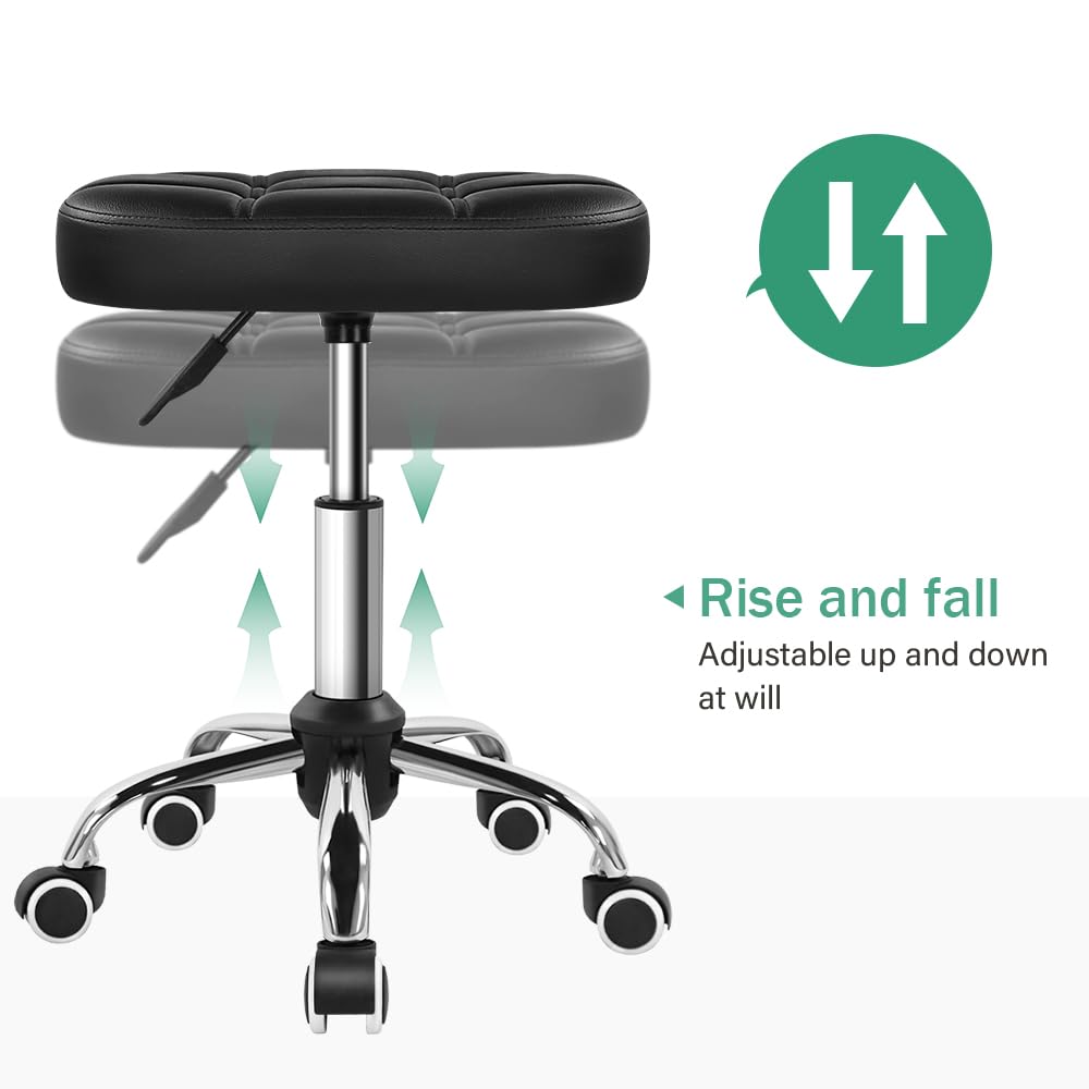 FURWOO side profile showing adjustable height range for task flexibility