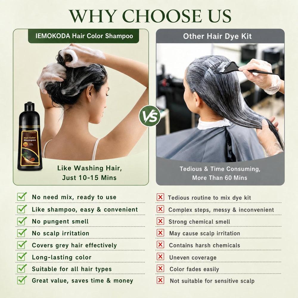 Fvquhvo ingredients label showcasing herbal extracts for shine and softness