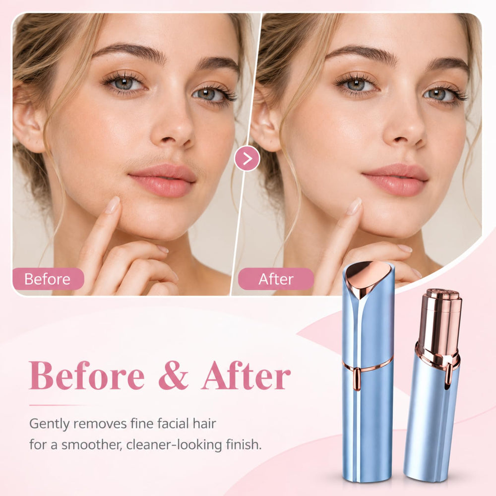 FWCEMH being used on upper lip illustrating quick, smooth touch-up benefit