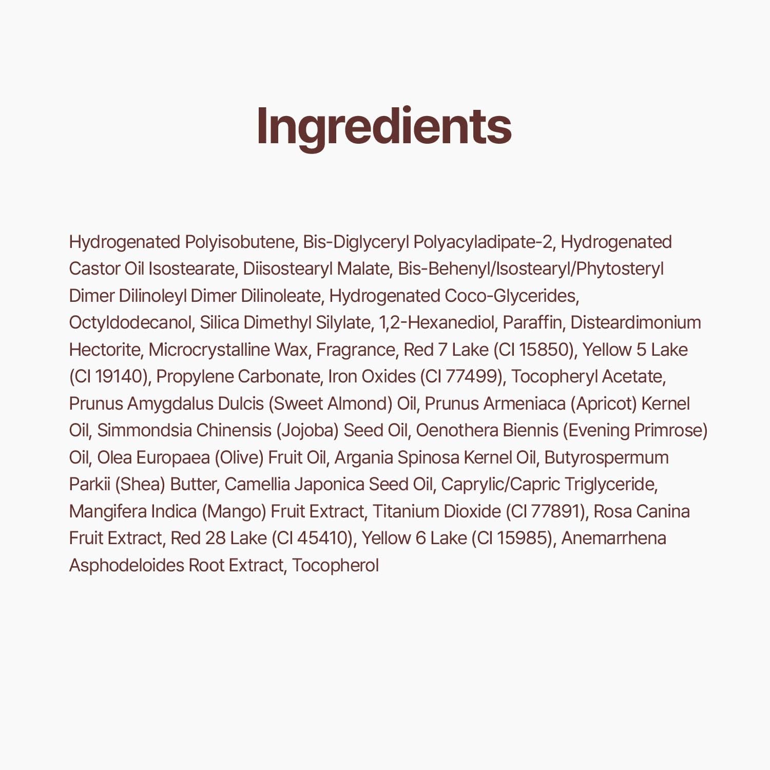 fwee open cap showing label and ingredient area for transparency and product info