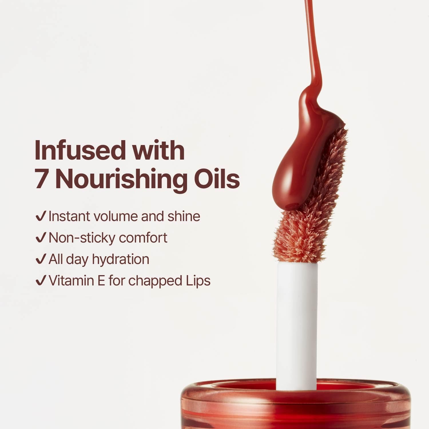 fwee gloss styled with makeup kit showing versatile layering and everyday use
