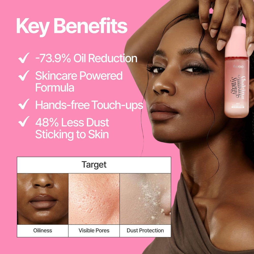 fwee texture powder mist dispersing fine particles for long-lasting mattifying benefit