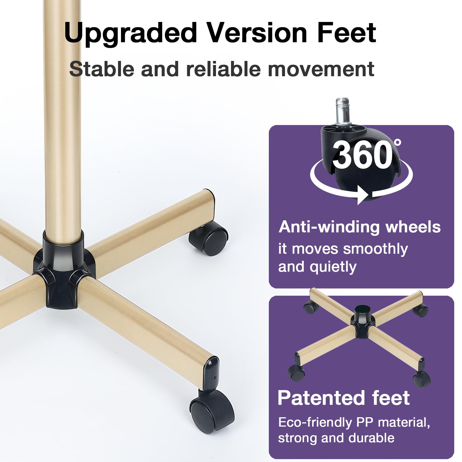 FWOD BIBTO height adjustment mechanism demonstrating quick change between 22 and 38 inches