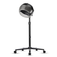 FWOD BIBTO front view of hooded hair dryer showing compact design and reliability