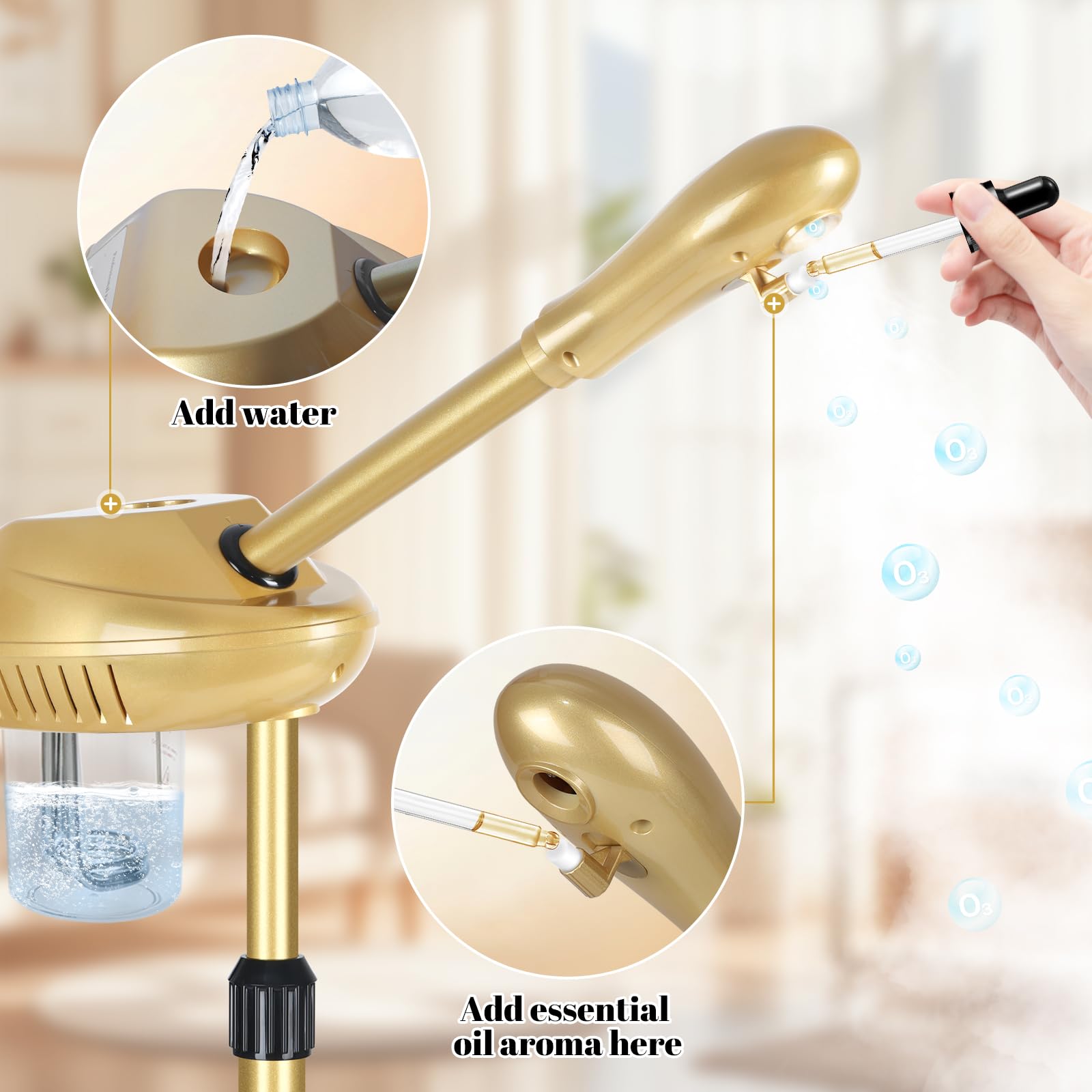 FWOD BIBTO scale comparison next to chair showing compact professional footprint