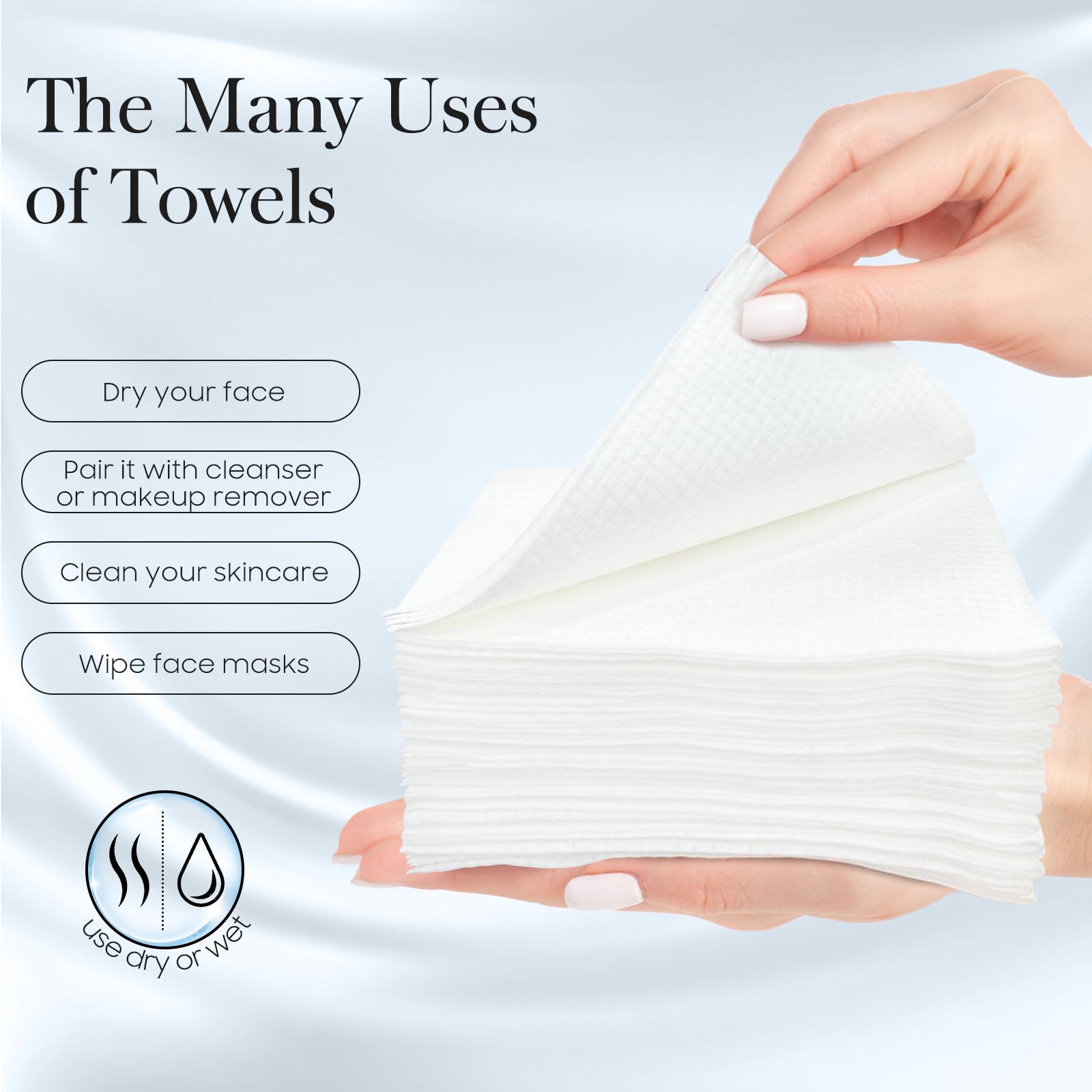 FYGRIP towels on bathroom counter showing convenience and hygiene
