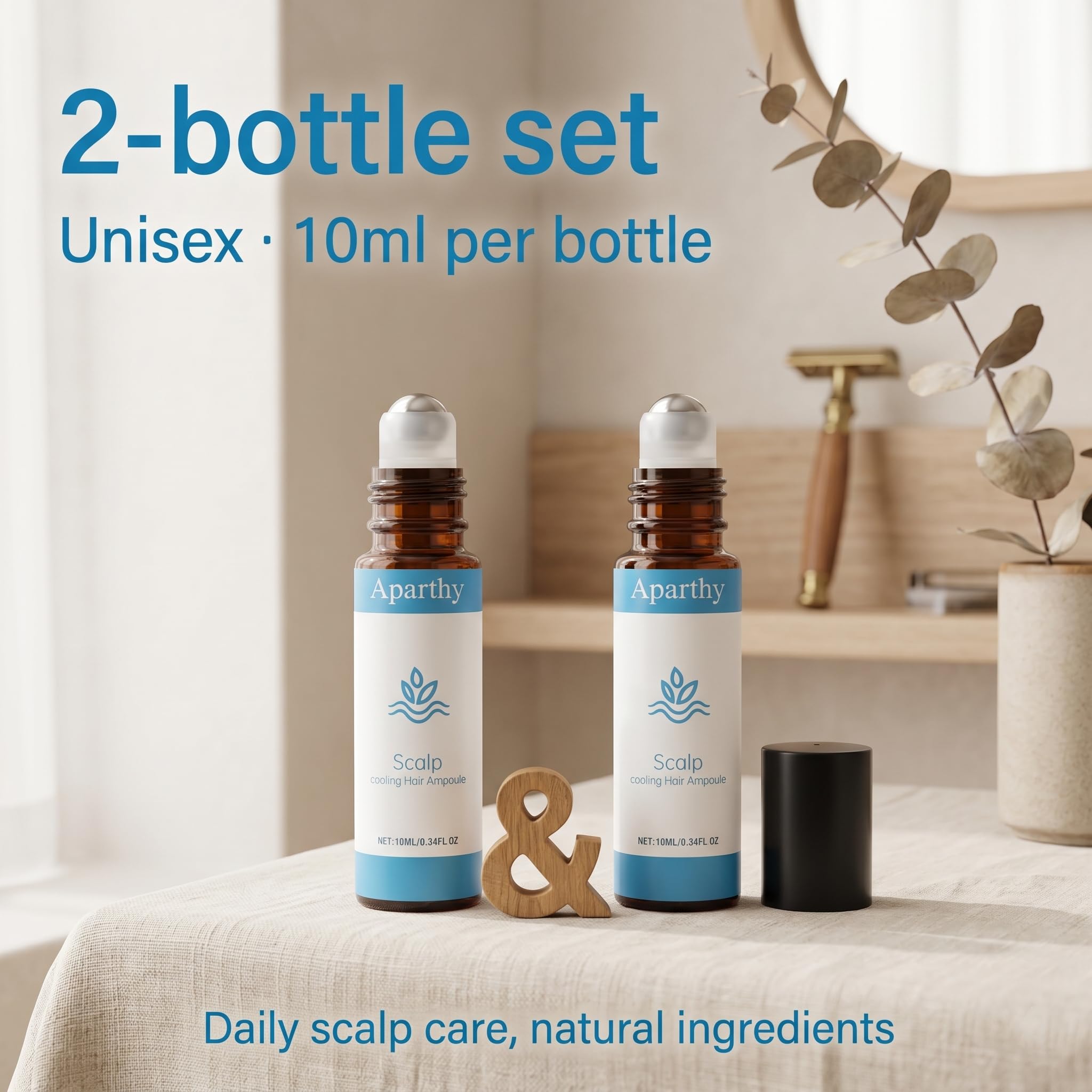 FYRKOA Aparthy two 10 mL bottles ready for travel and consistent routine