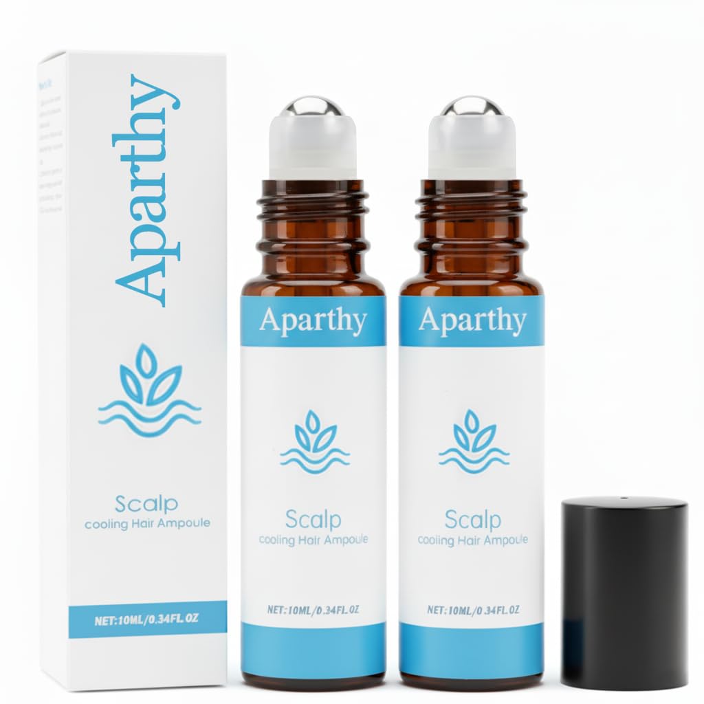 FYRKOA Aparthy roll-on front packaging shows two bottles and clear benefits