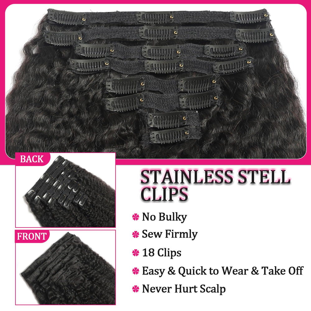 FZV detail of sewn-in clips highlighting secure hold benefit
