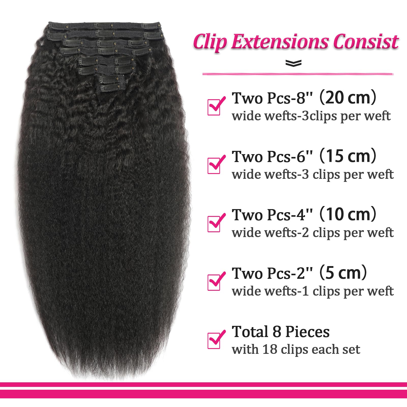 FZV close-up of kinky straight hair texture demonstrating natural blend benefit