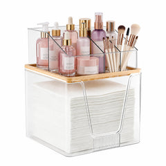 Gaaleeli front view showing clear organizer and tidy cosmetics for convenience