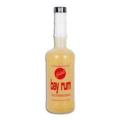 Gabel’s bottle front view showing label clarity and classic bay rum appeal