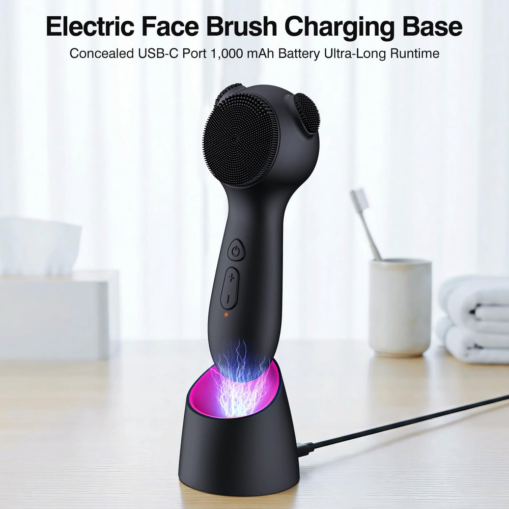 Gailac compact dock charging on countertop providing neat upright storage and USB-C power