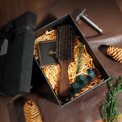GAINWELL brush styling short thick hair for smoother finish