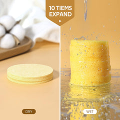 GAINWELL texture detail of cellulose fibers demonstrating lint-free cleansing benefit