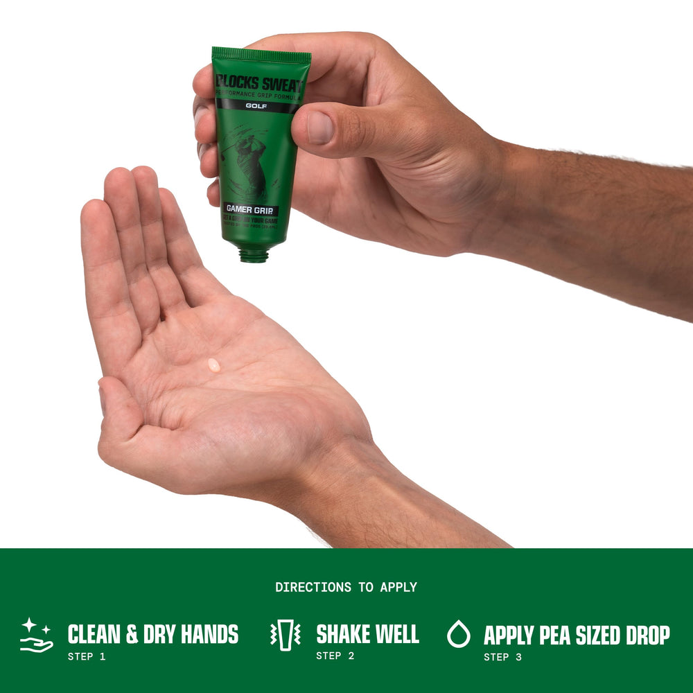Gamer Grip applied to hand demonstrating quick-dry application for improved control