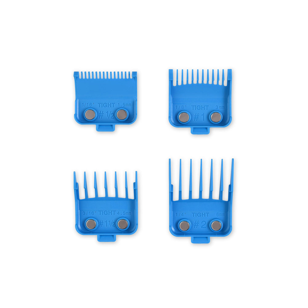 GAMMA+ four guard sizes laid out showing precision length options