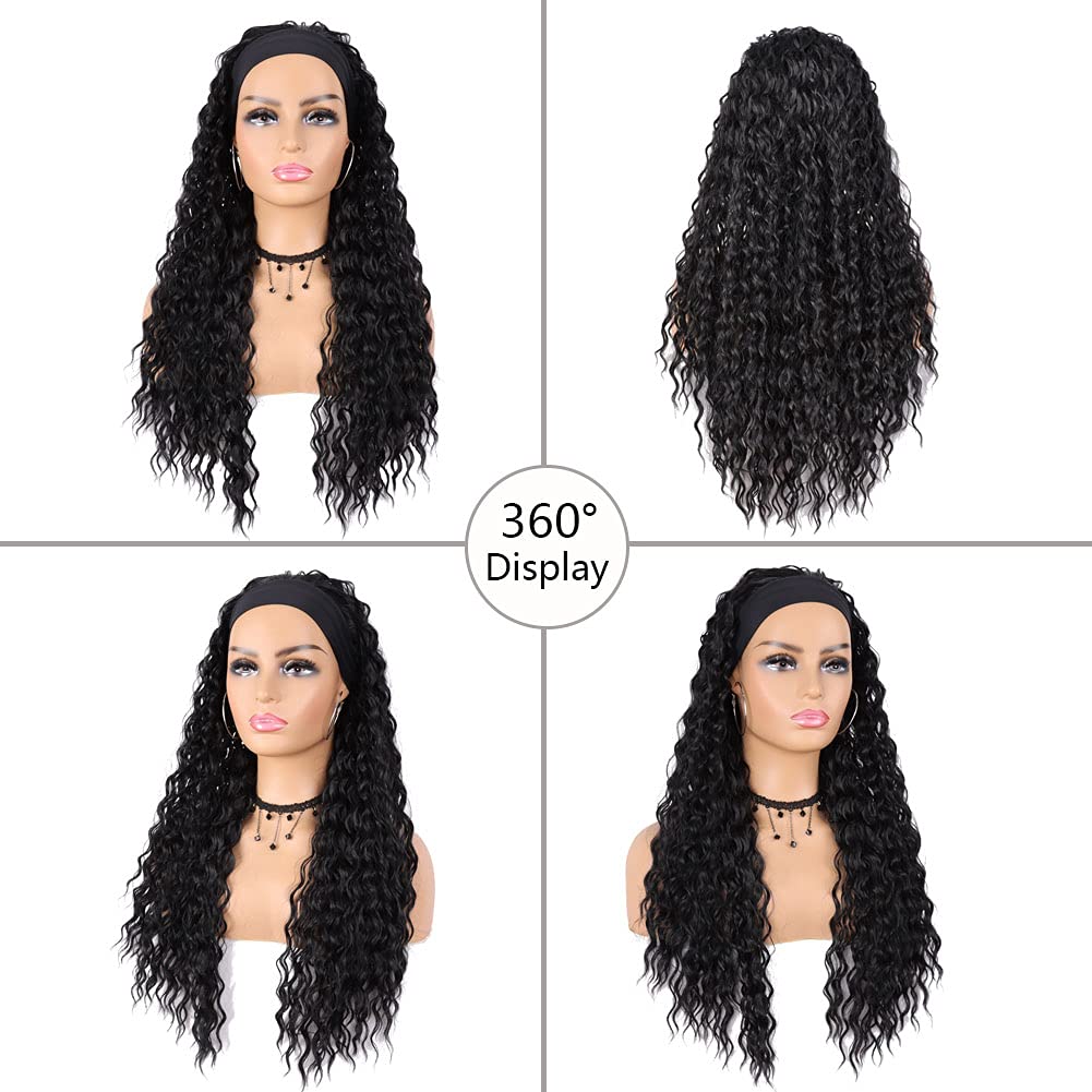 G&T Wig on mannequin showing 24-inch length for scale and volume