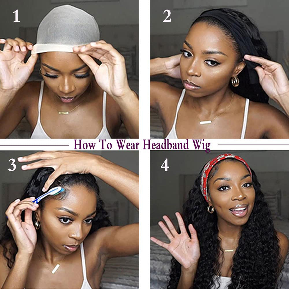 G&T Wig accessories included: wig cap headband earrings for convenience