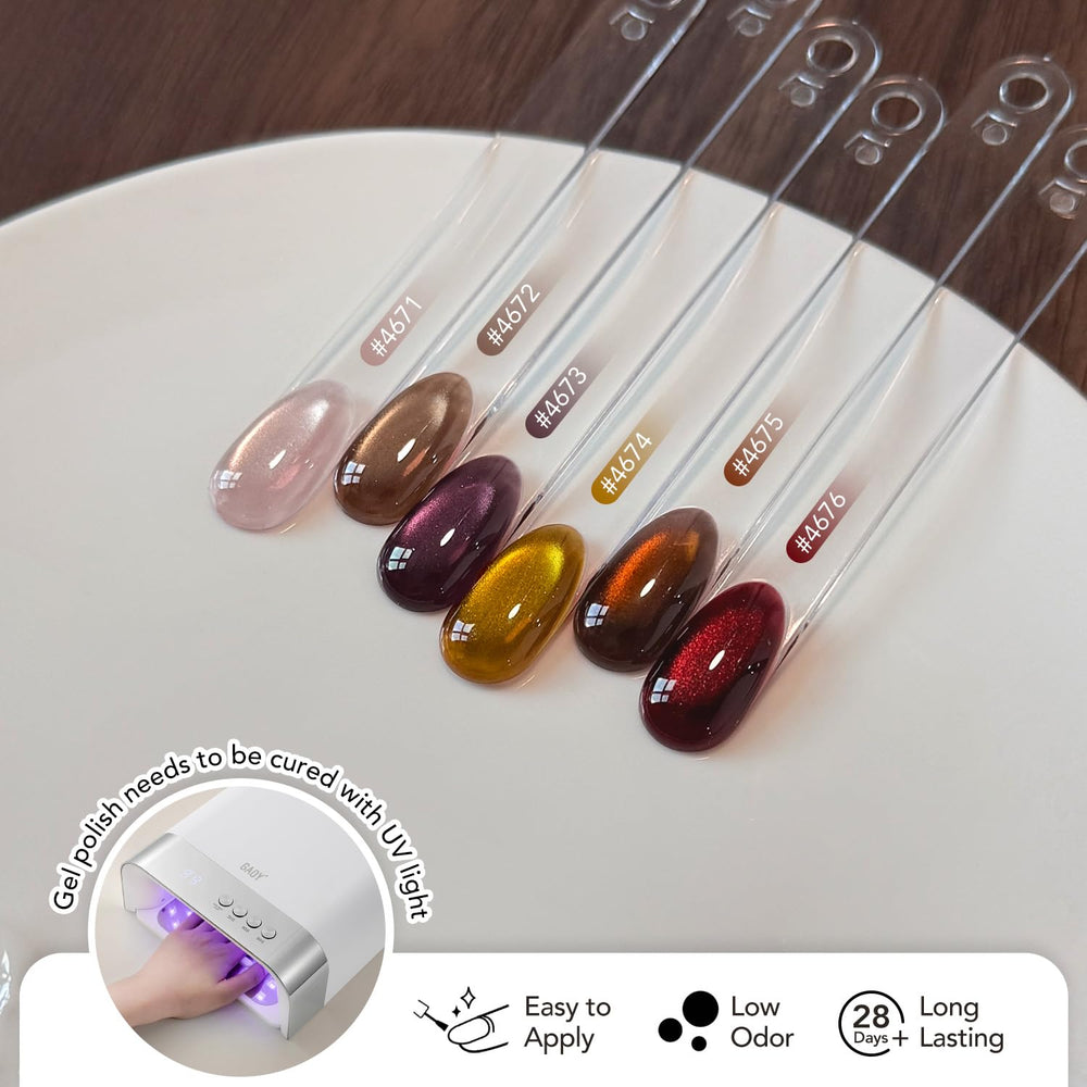 GAOY bottle next to hand to show 6.5ml size and travel-friendly convenience