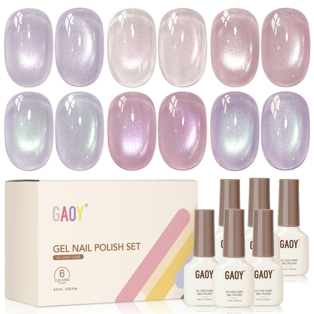 GAOY Ethereal Dream front display showing six gel pots and color variety for easy choice