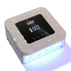 GAOY front view AB Diamond finish showing compact portable lamp and premium look