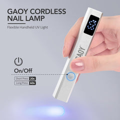 GAOY lamp close-up of buttons and surface texture for easy-control benefit