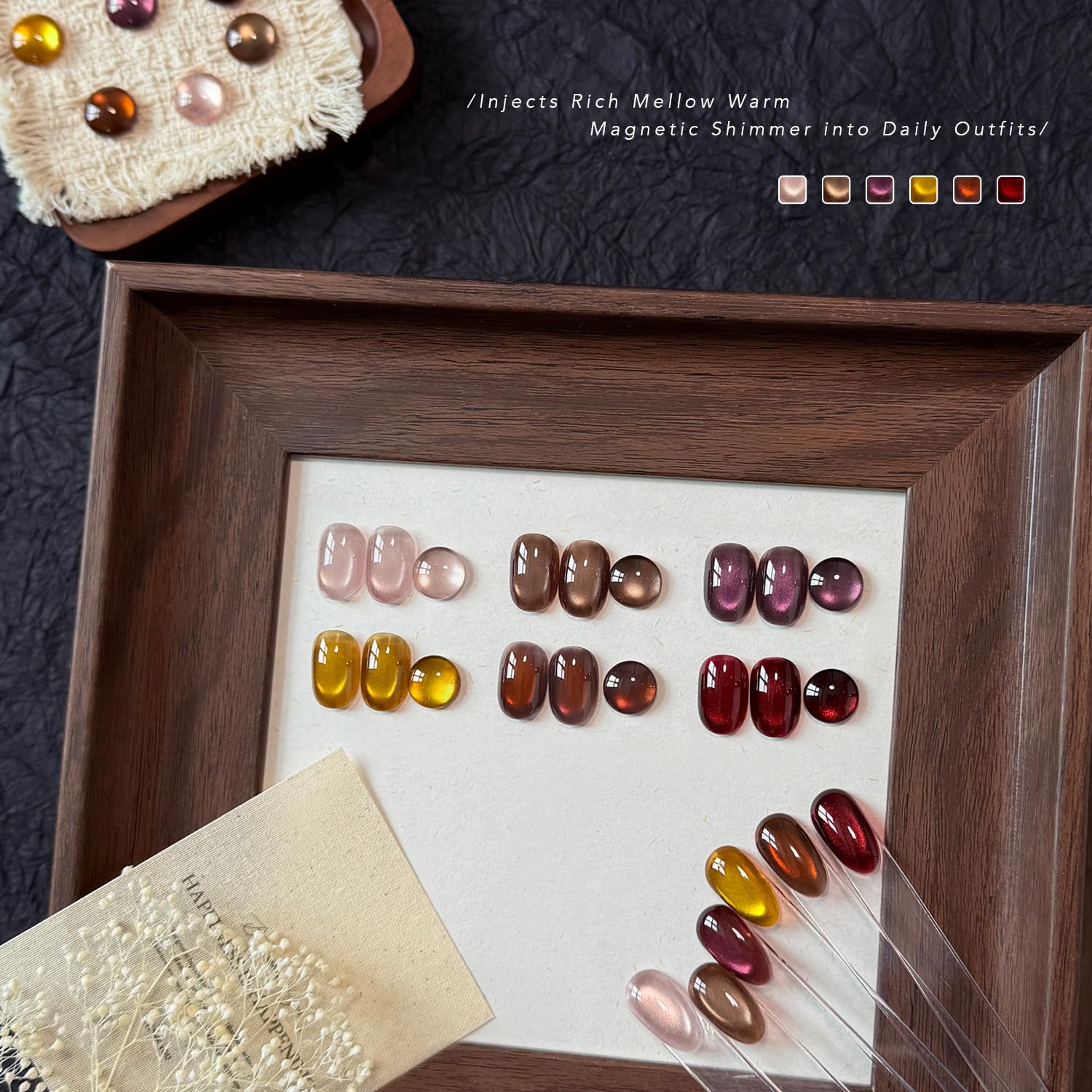 GAOY finished nails in lifestyle shot highlighting long-lasting glossy sparkle