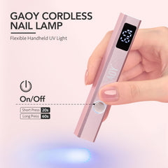 GAOY side profile highlighting ergonomic grip and cordless convenience