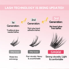 GAQQI in-use application step showing fast one-press placement