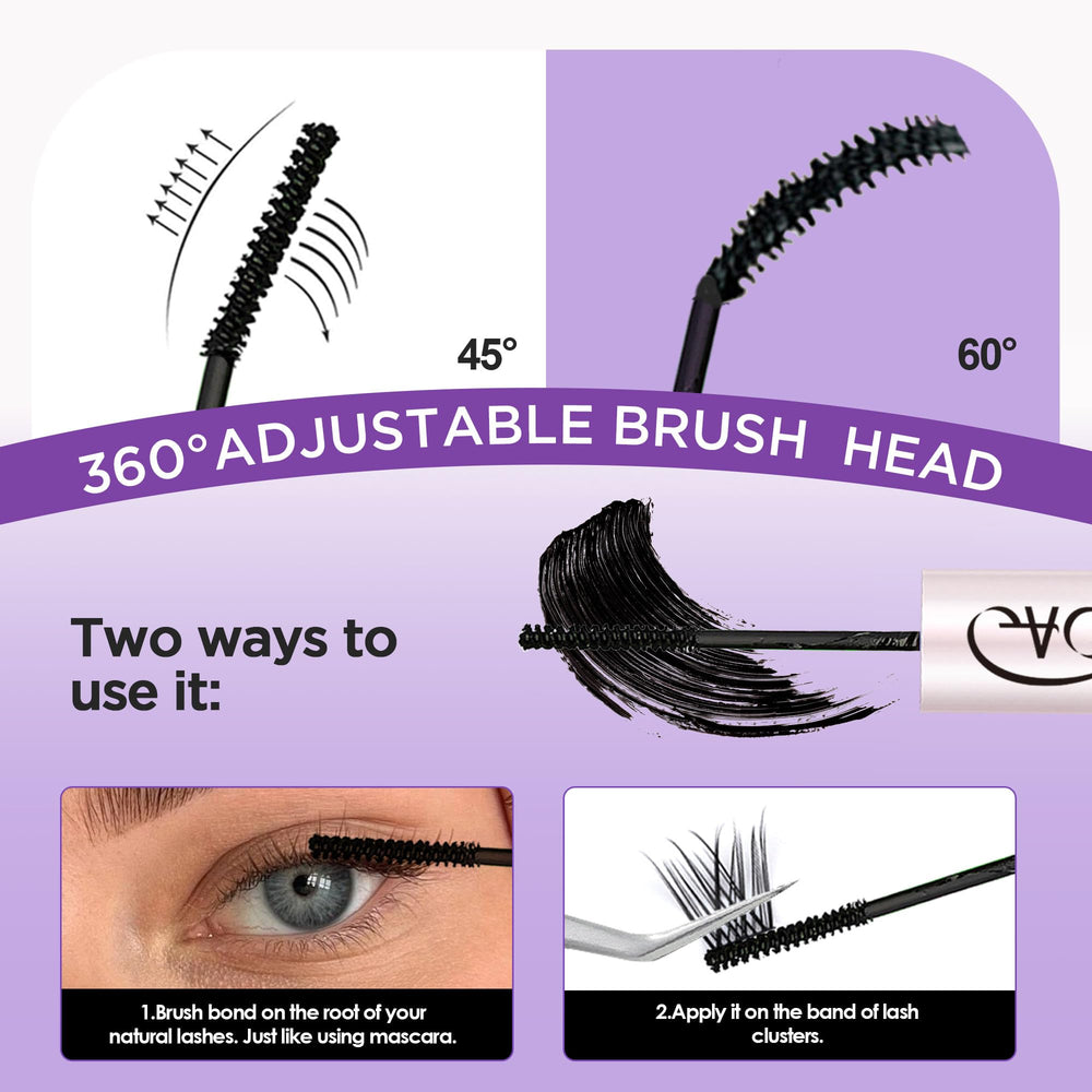 Model wearing GAQQI lashes demonstrating natural look and long-lasting benefit