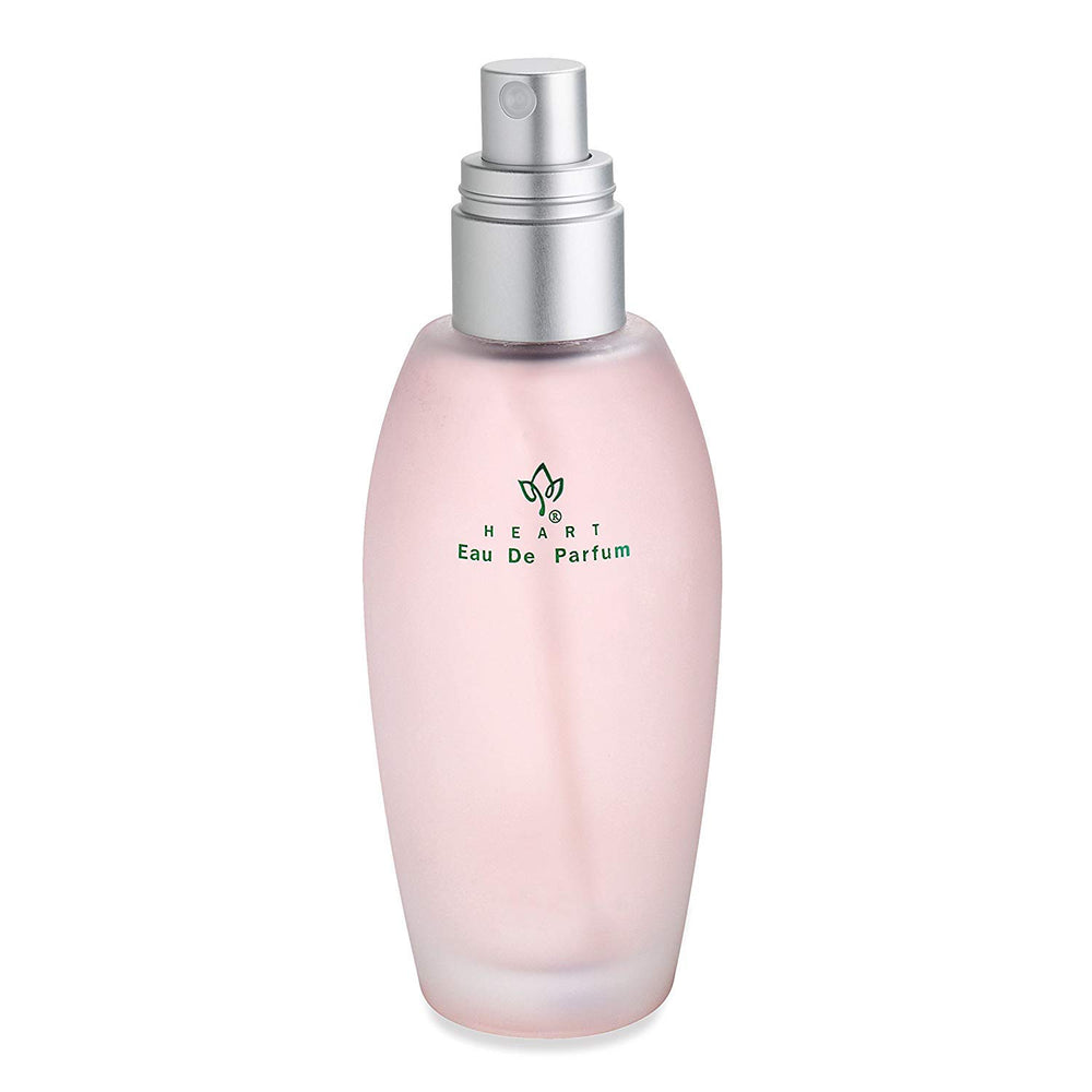 Garden Botanika Heart front bottle view showing elegant design and everyday wear benefit