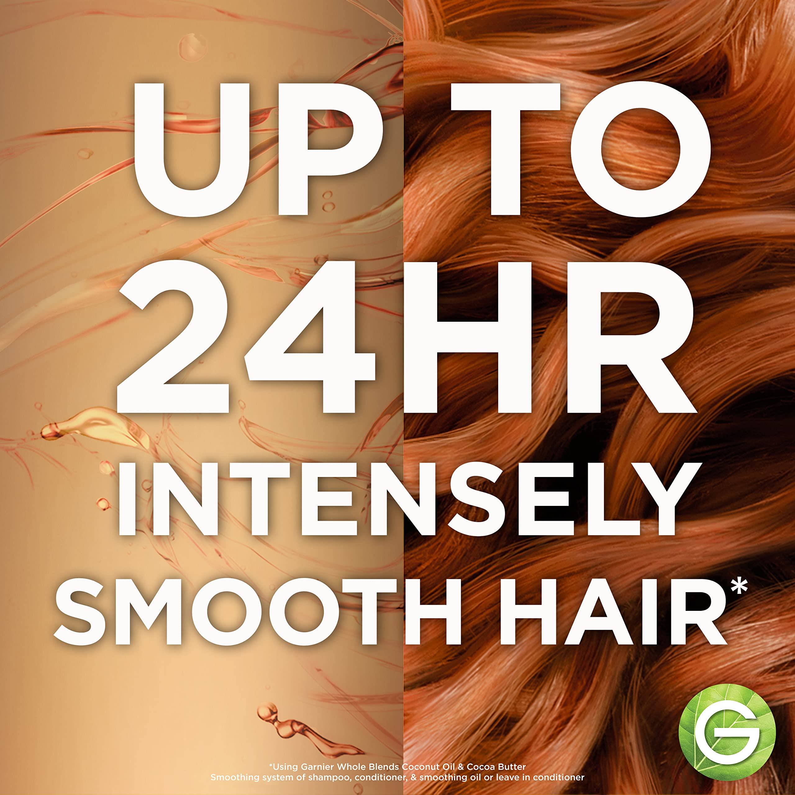 22 fl oz Garnier bottle next to hand for size and value clarity