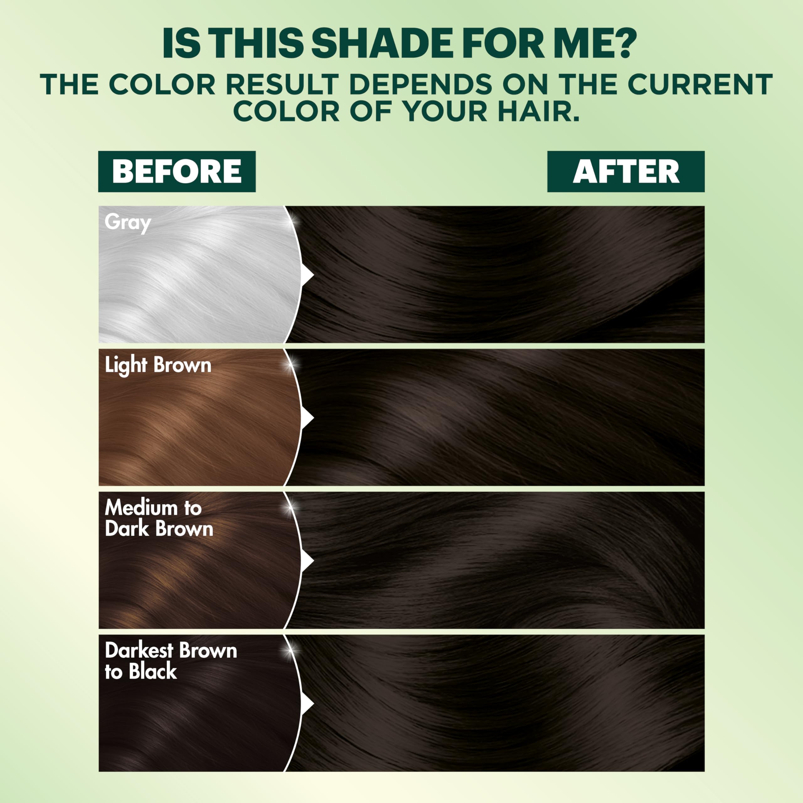 Garnier application demo on dry hair for even at-home coloring