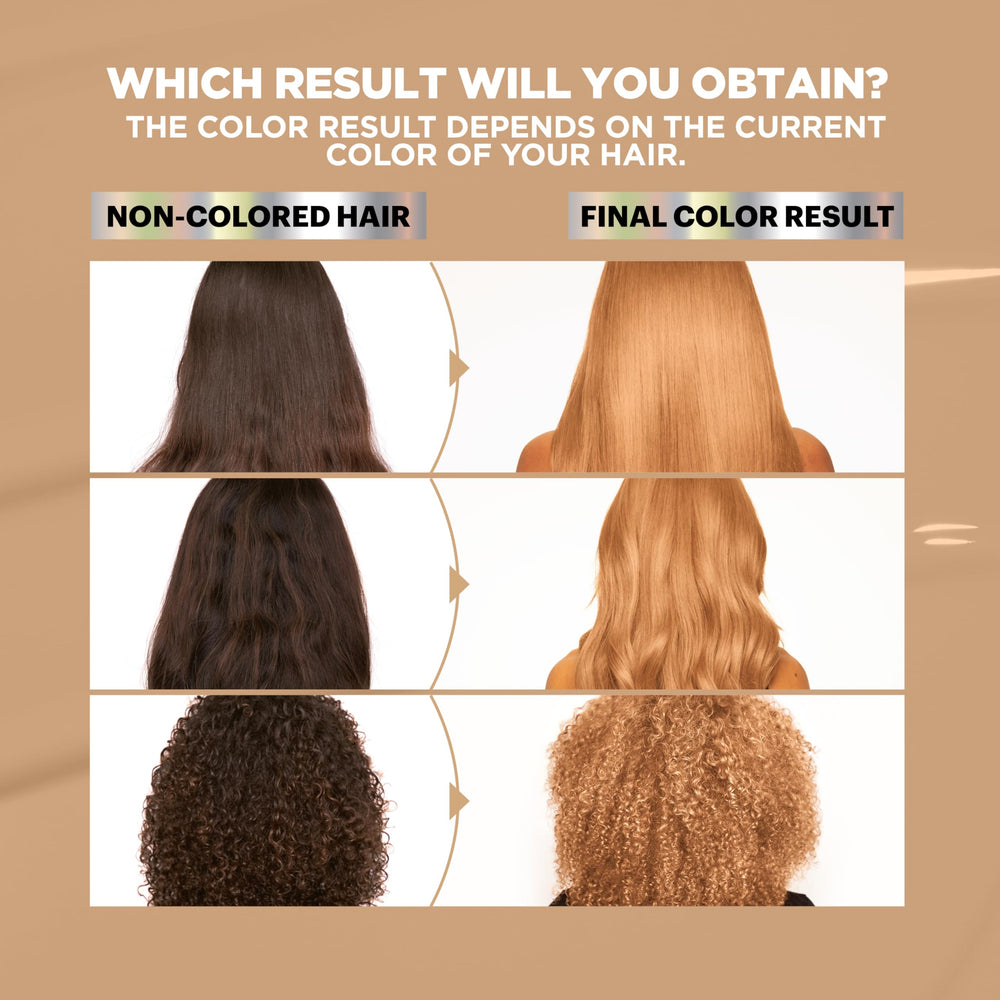 Garnier colorant cream texture demonstrating smooth, non-drip formula