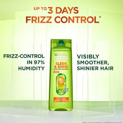 Garnier conditioner back label showing directions and ingredient highlights