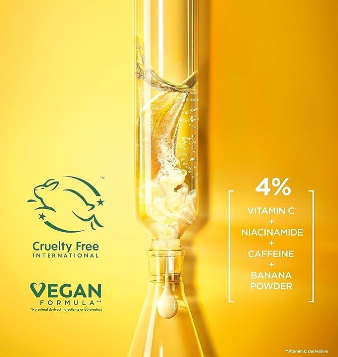 Morning skincare scene with Garnier eye cream, conveys fresh well-rested look