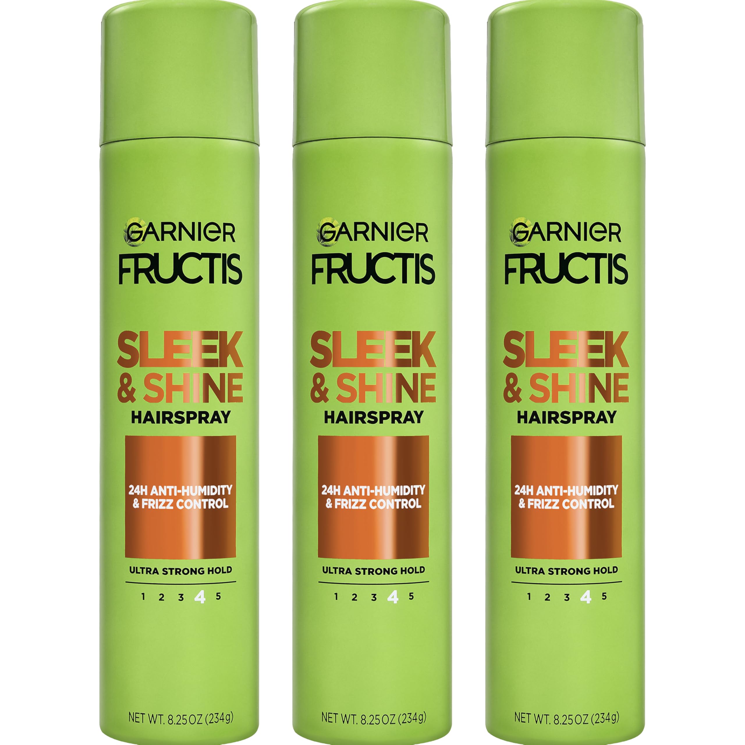 Garnier Fructis front packaging showing product and size benefits