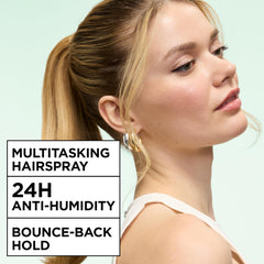 Garnier Fructis nozzle detail for precise spray control and even application