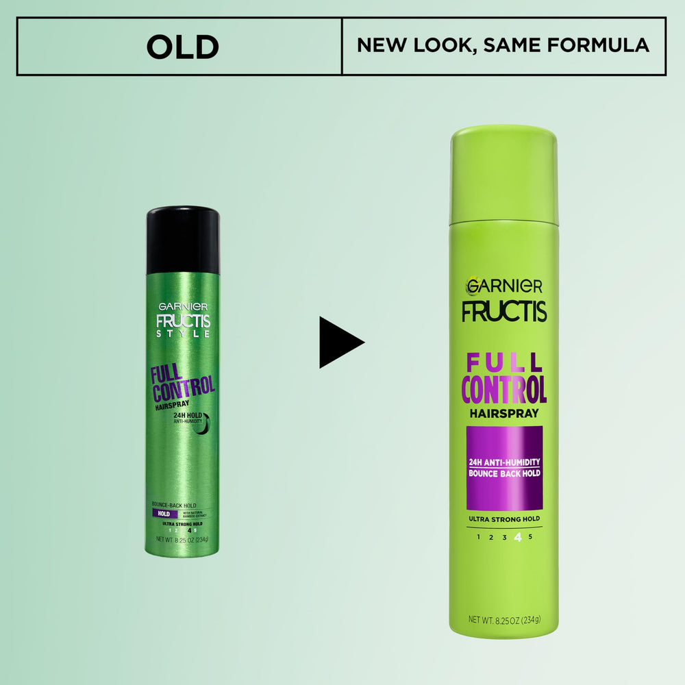 Garnier Fructis back label close-up showing ingredients and usage benefits