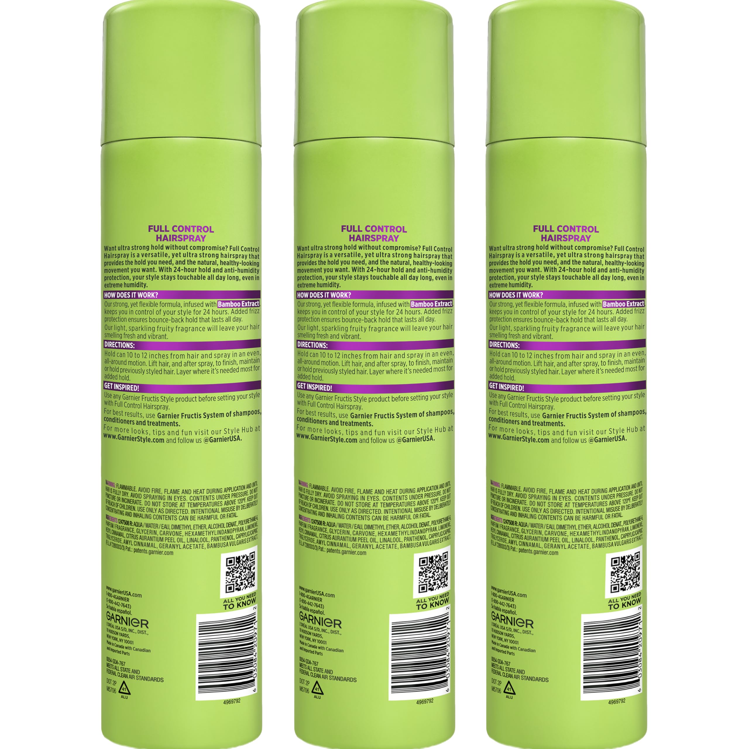 Garnier Fructis fragrance bubble visual conveying fresh fruity scent benefit