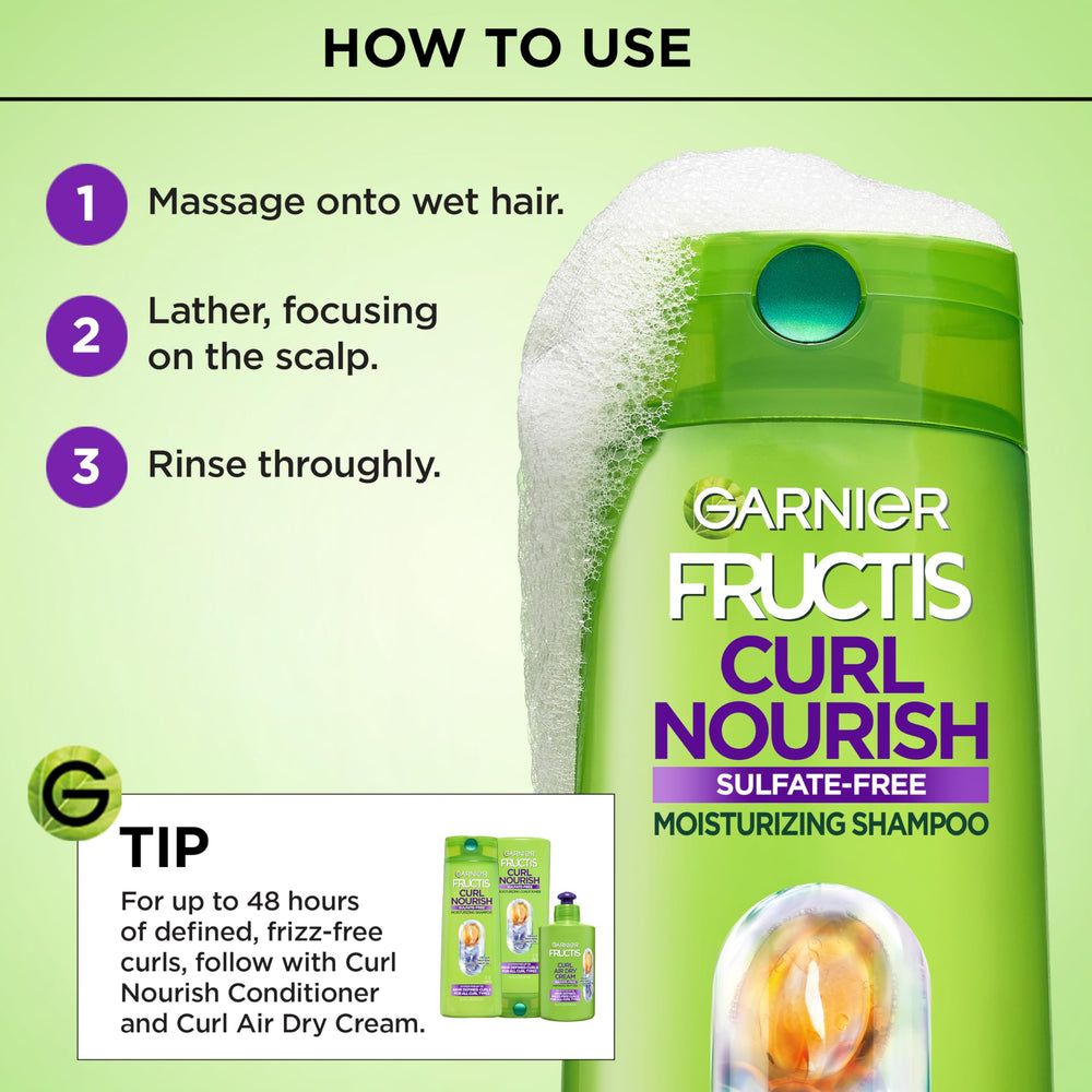 Garnier Fructis coconut oil ingredient shot illustrating moisture sealing