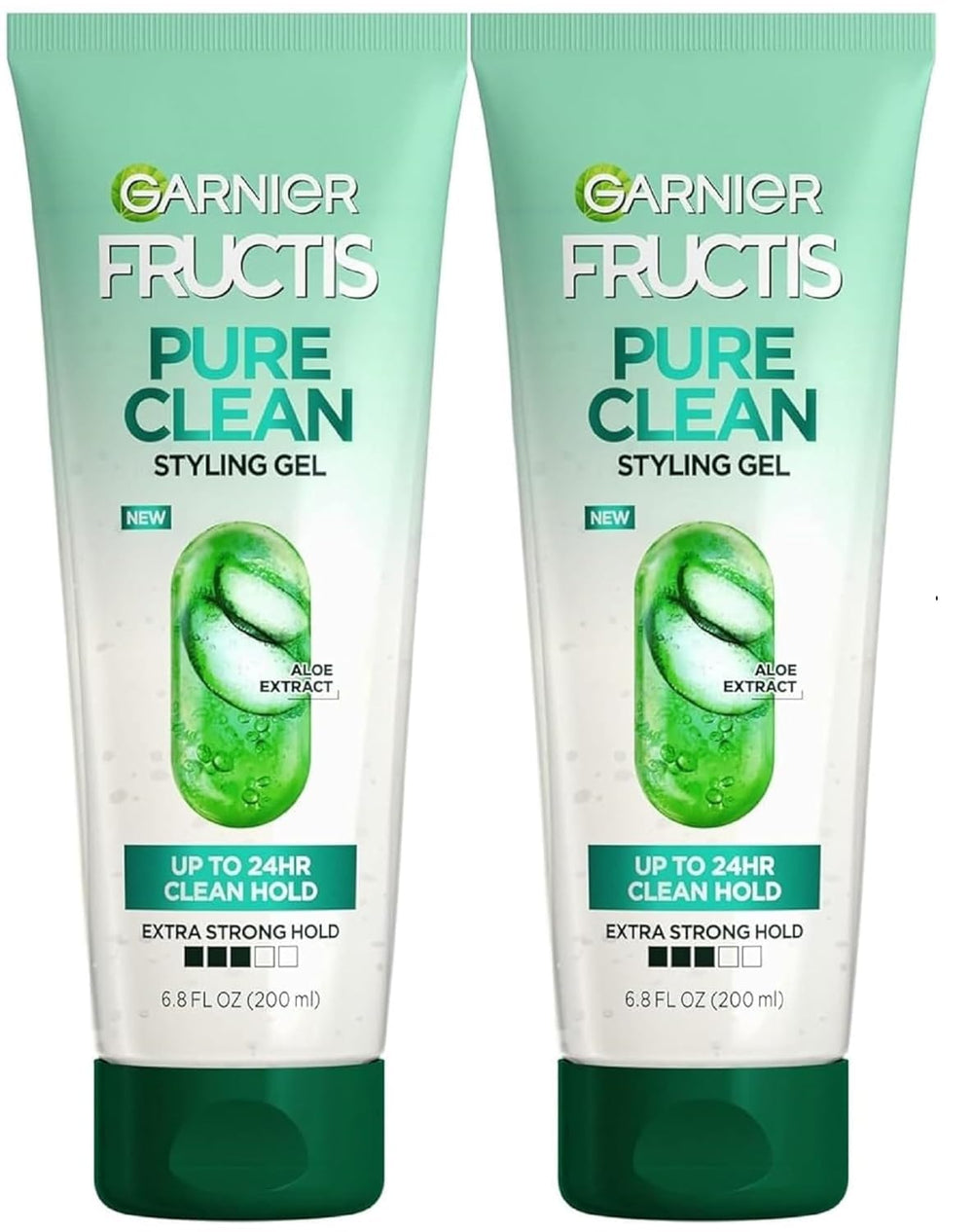 Garnier Fructis front packaging showing product and clear benefits