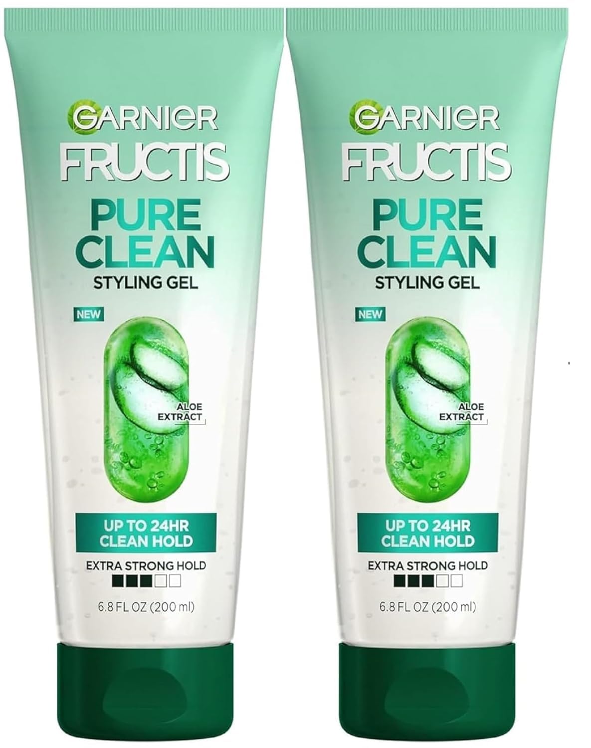 Garnier Fructis front packaging showing product and clear benefits