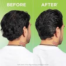 Garnier Fructis next to Pure Clean shampoo and conditioner for system benefits