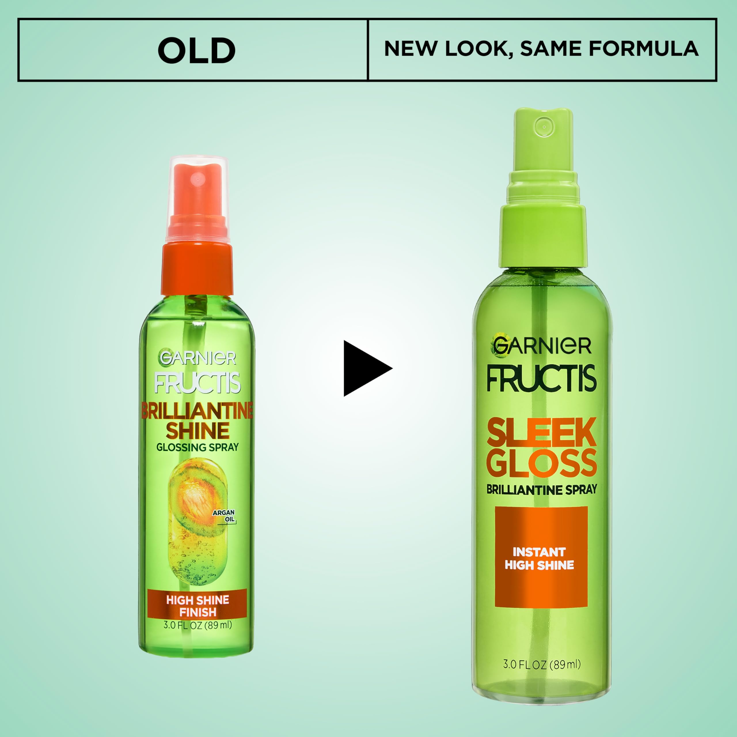 Garnier label close-up showing ingredients and clear benefit statement