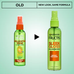 Garnier label close-up showing ingredients and clear benefit statement