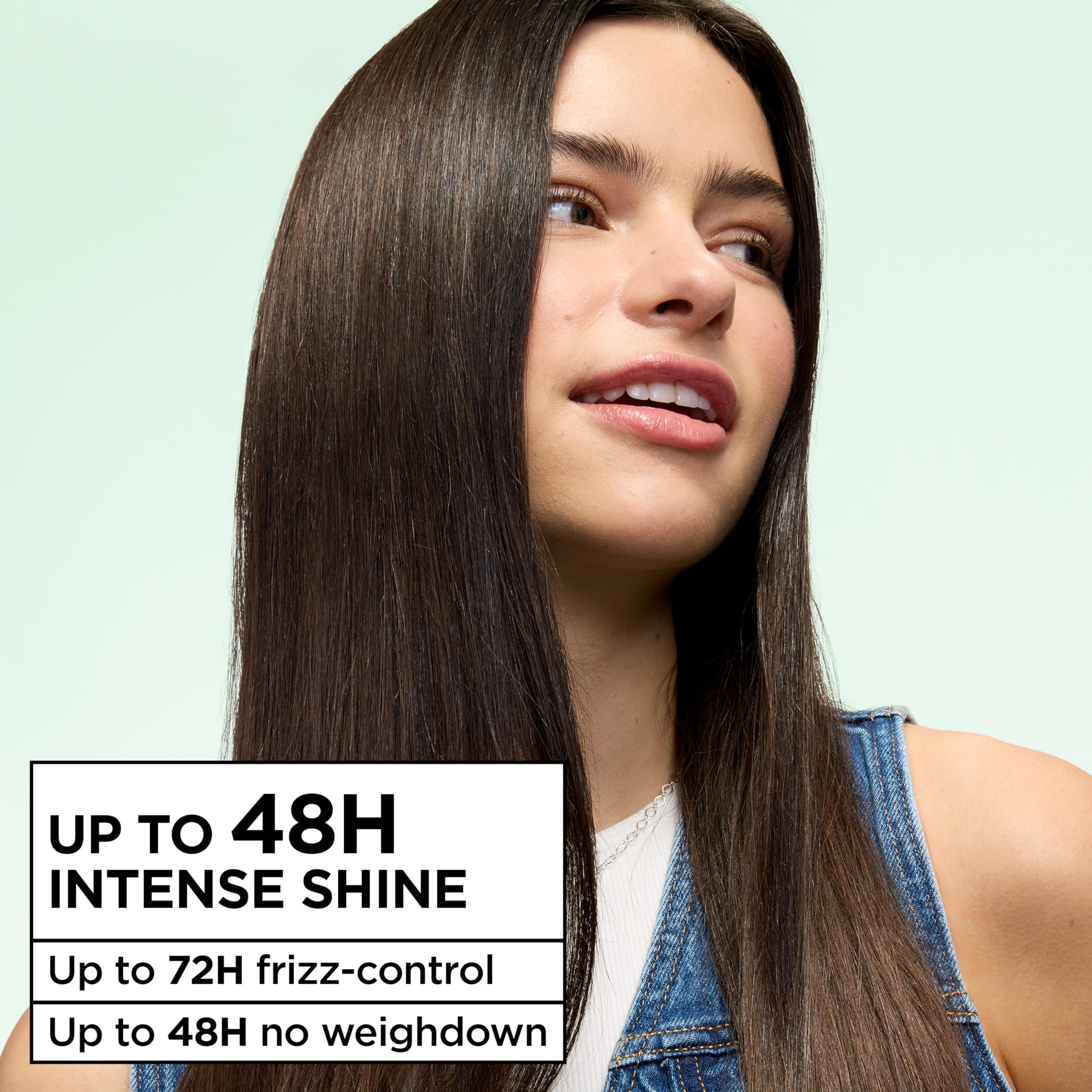Garnier spray nozzle close-up demonstrating even mist application benefit