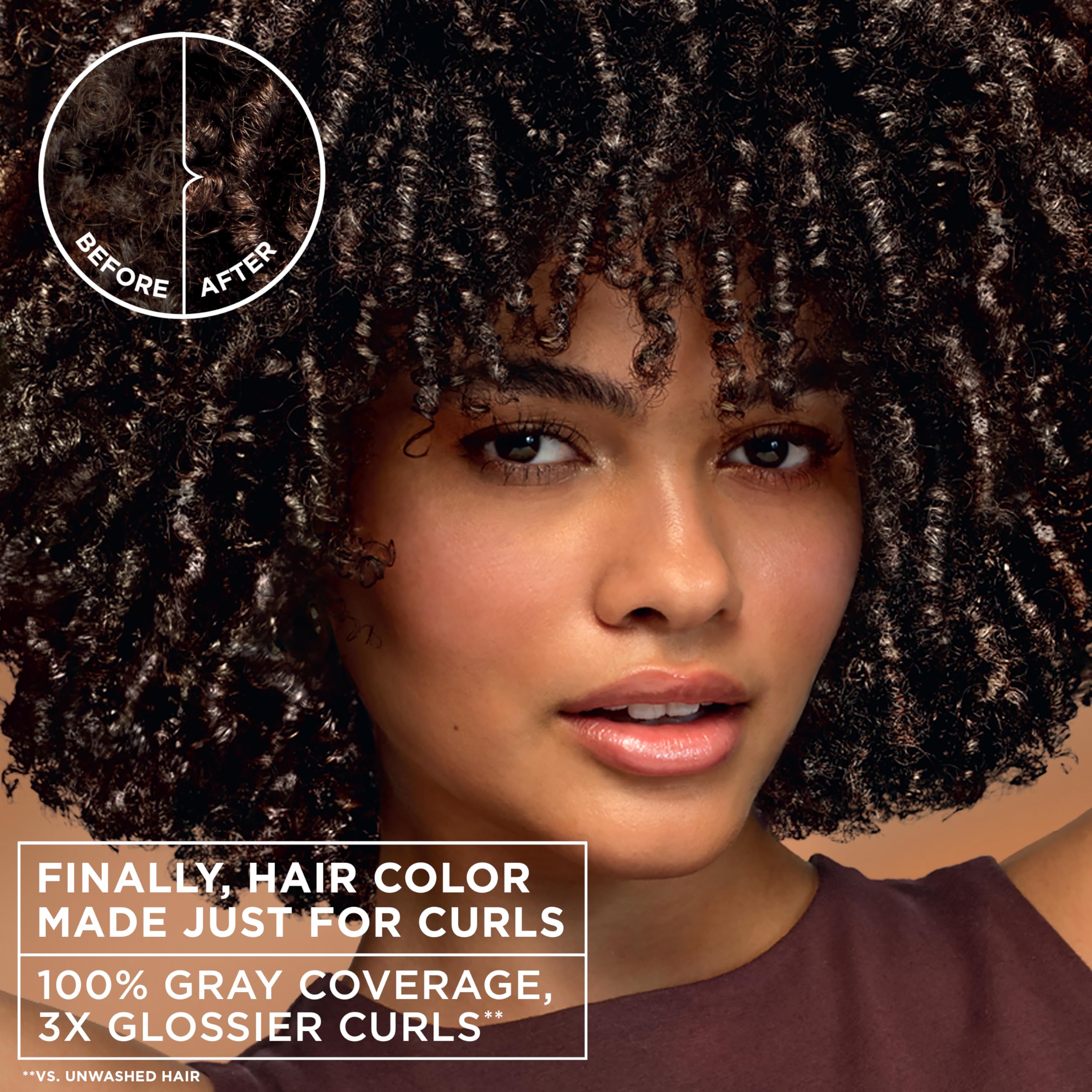Garnier applicator nozzle dispensing gel for even curl saturation benefit