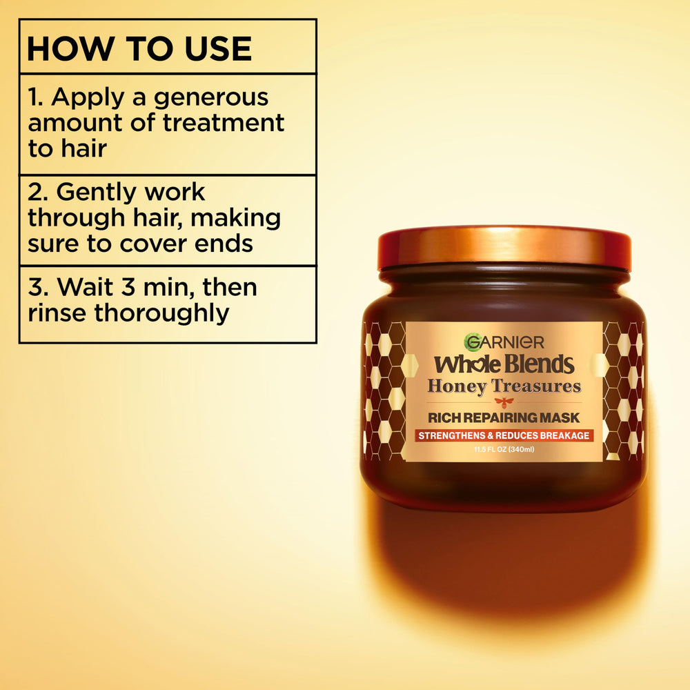 garnier before and after ends comparison showing reduced breakage